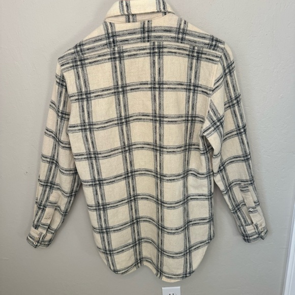 Rare LEVI'S Vintage Clothing 1950’s Longhorn Shirt 100% Wool Made In Italy Plaid - Picture 12 of 16